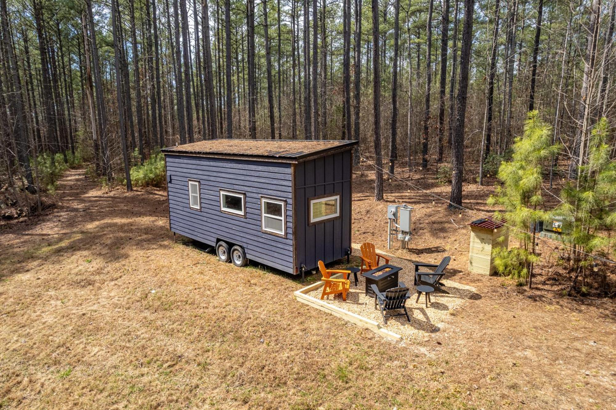 فيلا Pine Creek Tiny House Amherst المظهر الخارجي الصورة