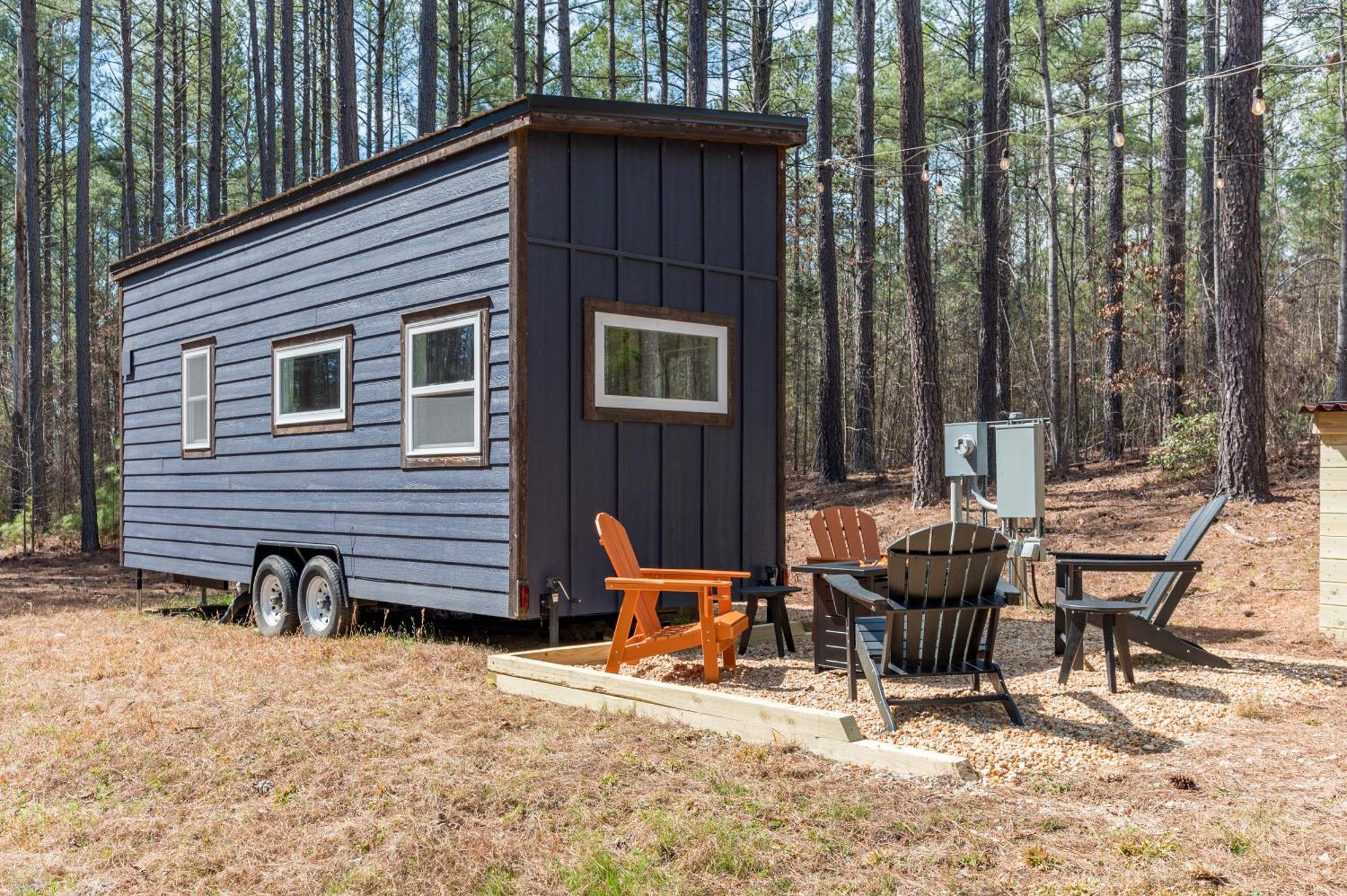 فيلا Pine Creek Tiny House Amherst المظهر الخارجي الصورة