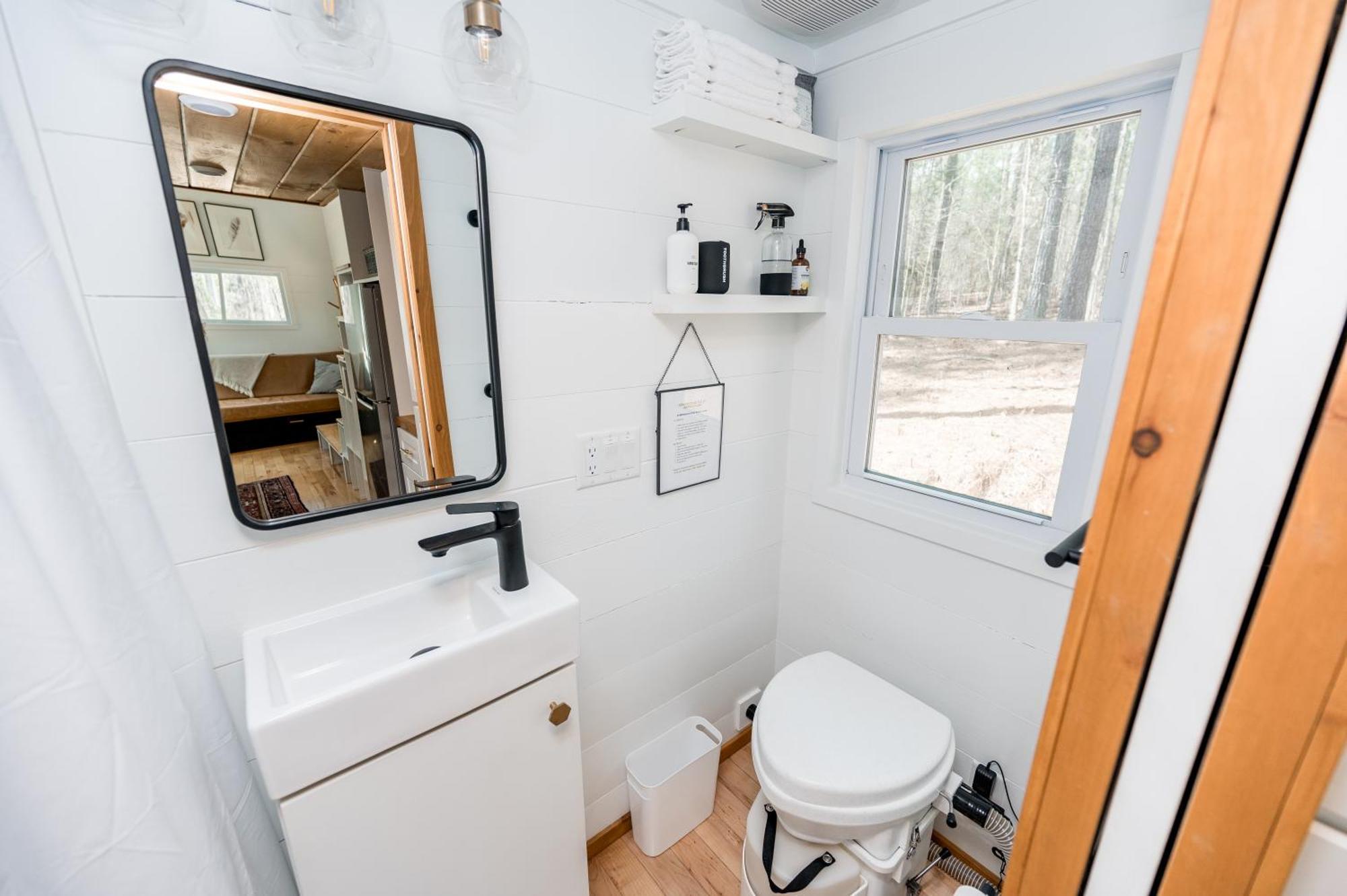 فيلا Pine Creek Tiny House Amherst المظهر الخارجي الصورة
