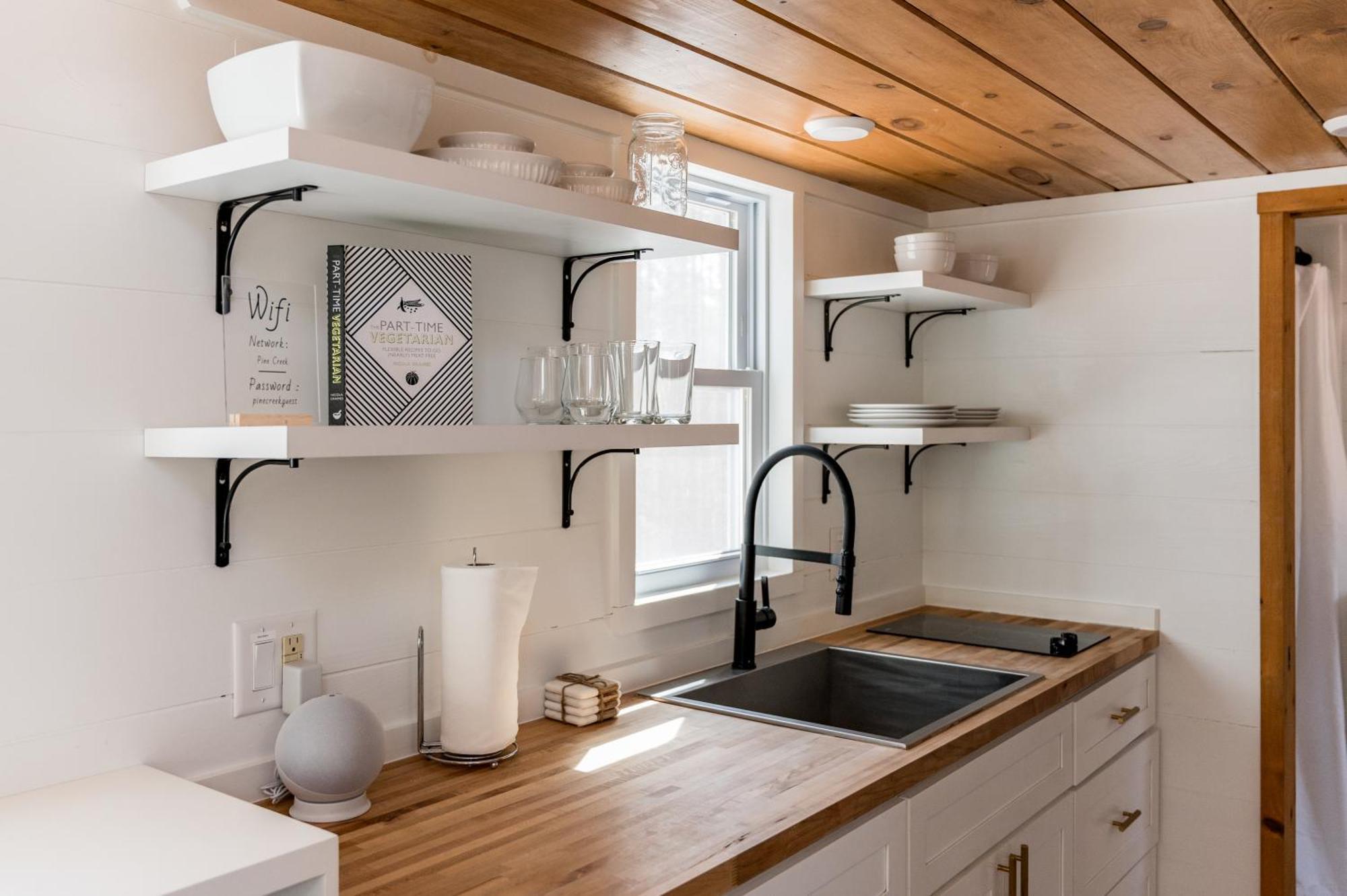 فيلا Pine Creek Tiny House Amherst المظهر الخارجي الصورة