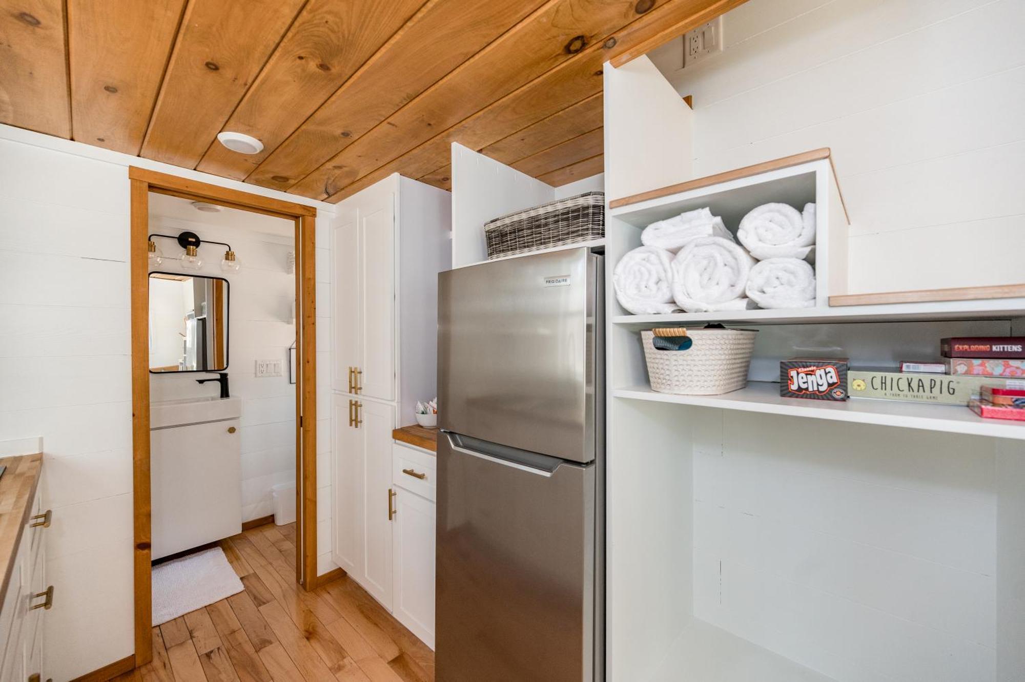 فيلا Pine Creek Tiny House Amherst المظهر الخارجي الصورة
