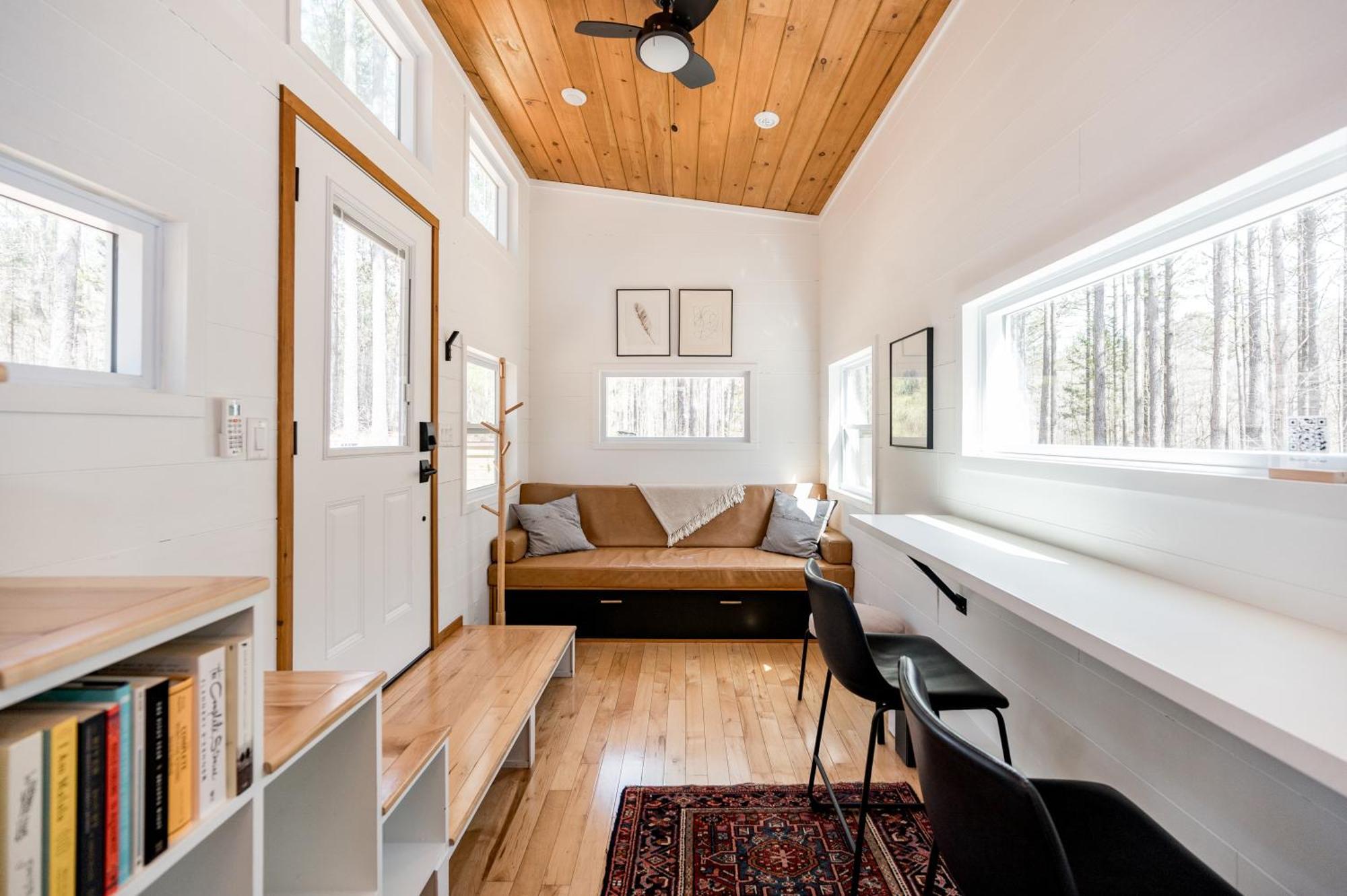 فيلا Pine Creek Tiny House Amherst المظهر الخارجي الصورة
