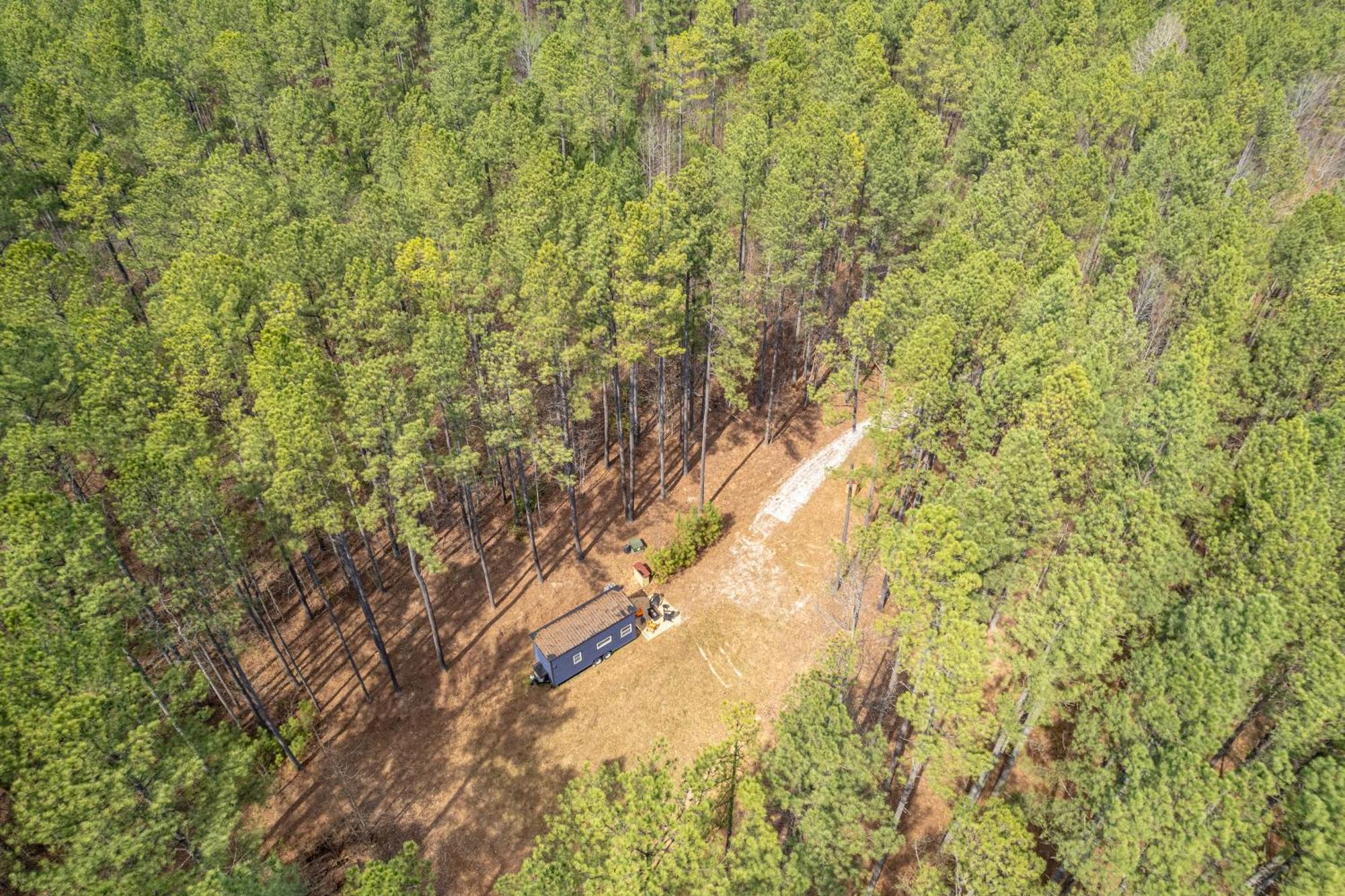 فيلا Pine Creek Tiny House Amherst المظهر الخارجي الصورة