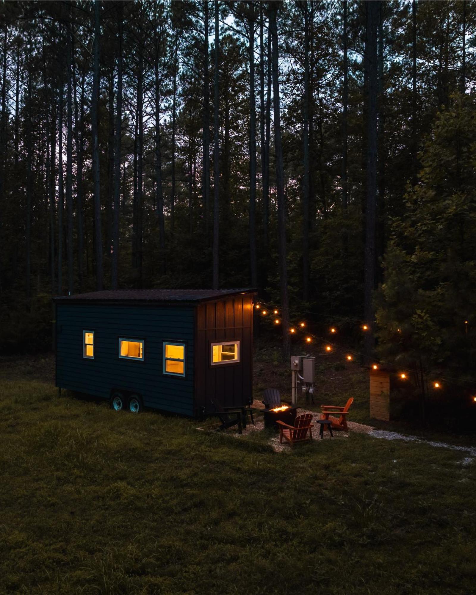 فيلا Pine Creek Tiny House Amherst المظهر الخارجي الصورة