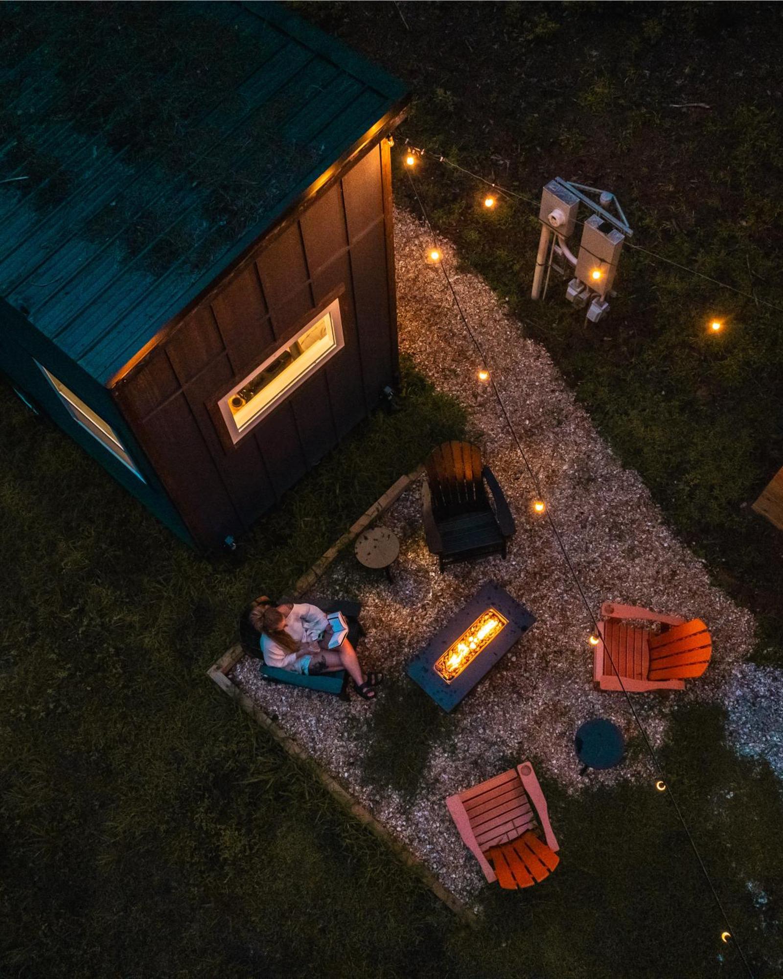 فيلا Pine Creek Tiny House Amherst المظهر الخارجي الصورة